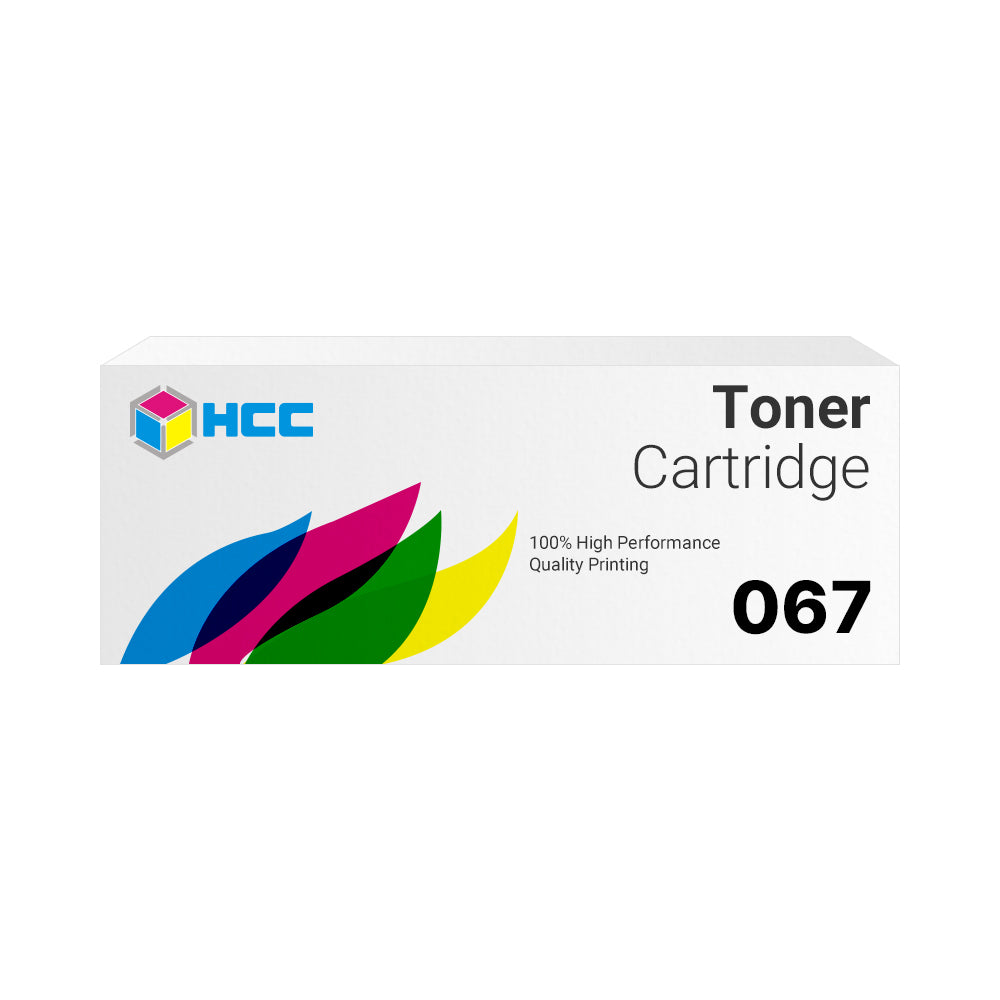 HCC Compatible with Canon 067 Cyan LaserJet Toner Cartridge