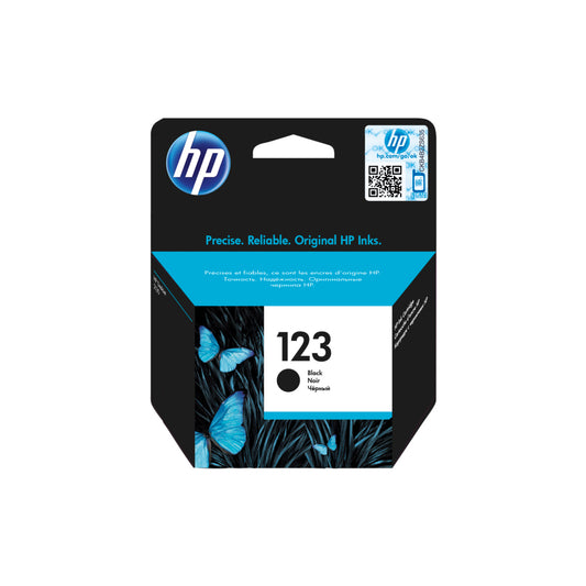 HP 123 Black Original Ink Cartridge (F6V17AE)