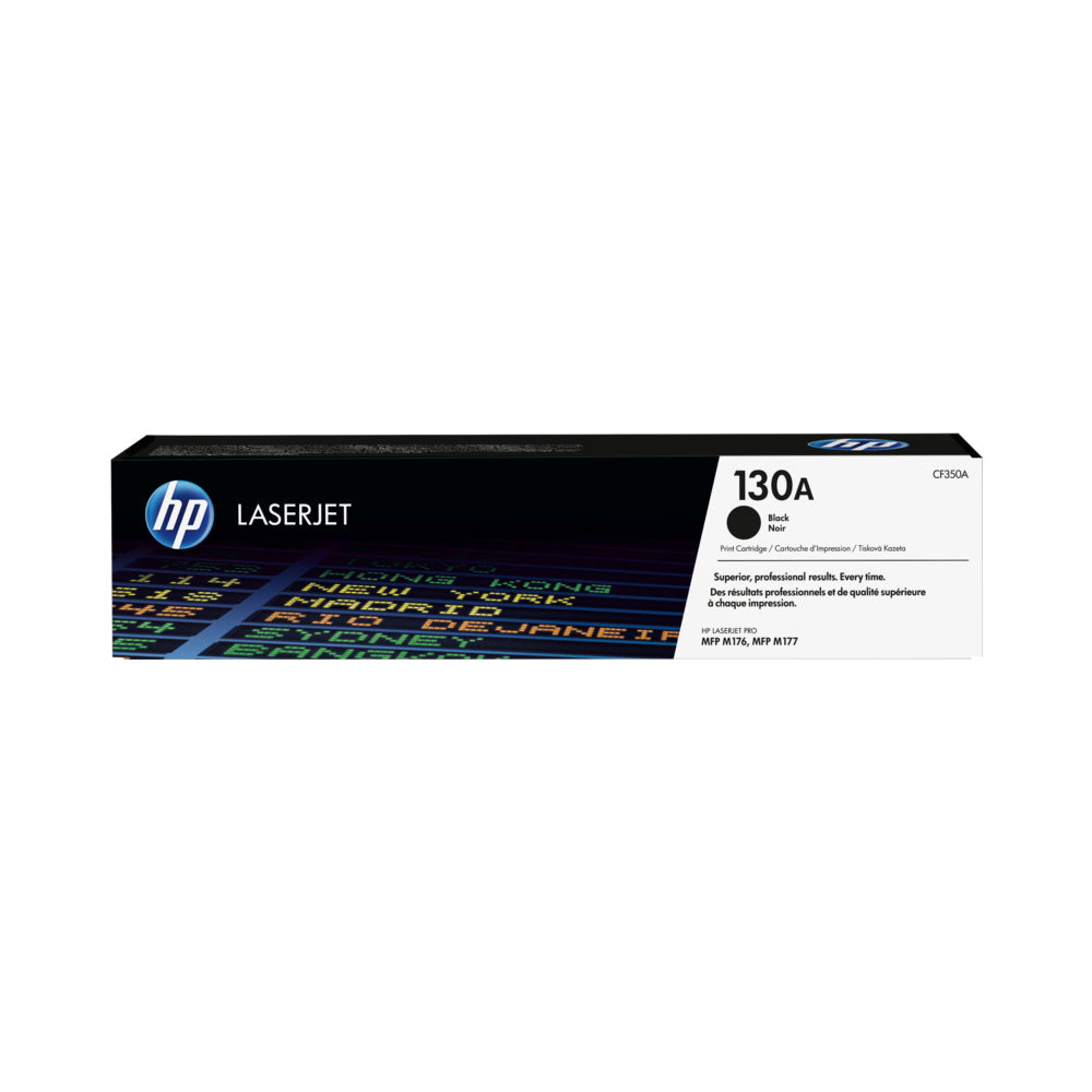 HP 130A Black Original LaserJet Toner Cartridge (CF350A)