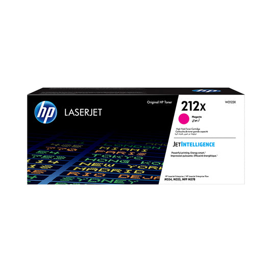 HP 212X High Yield Magenta Original LaserJet Toner Cartridge (W2123X)