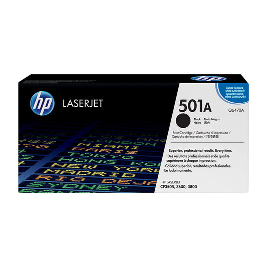 HP 501A Black (Q6470A) Toner