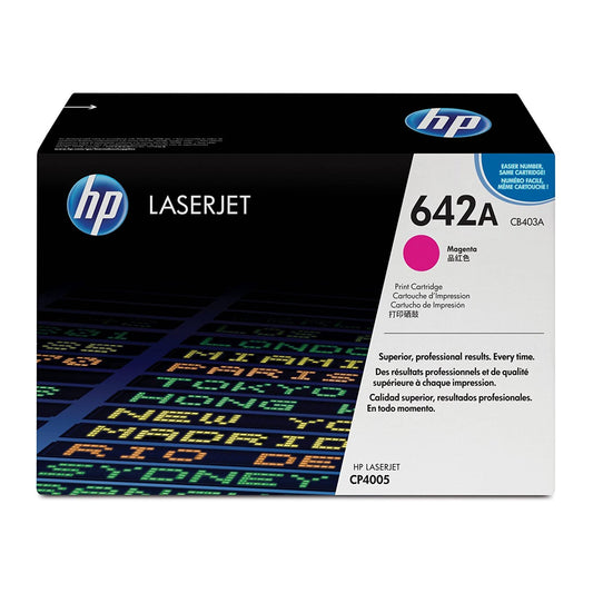 HP 642A Magenta Original LaserJet Toner Cartridge (CB403A)