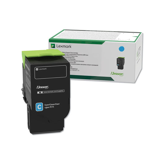 Lexmark 78C50C0 Cyan Return Program Toner Cartridge