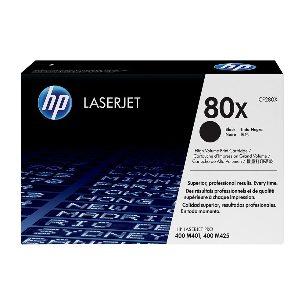 HP 80X High Yield Black (CF280X) Toner