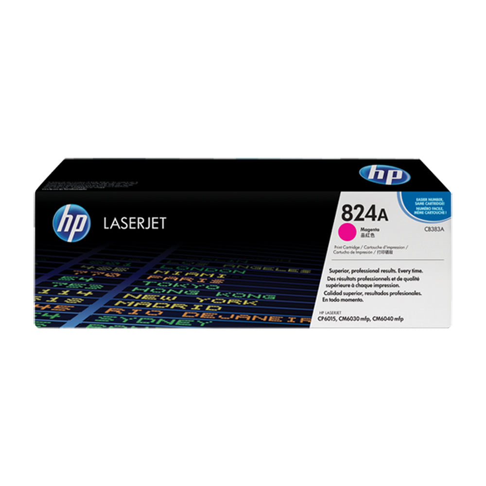 HP 824A Magenta Original LaserJet Toner Cartridge (CB383A)