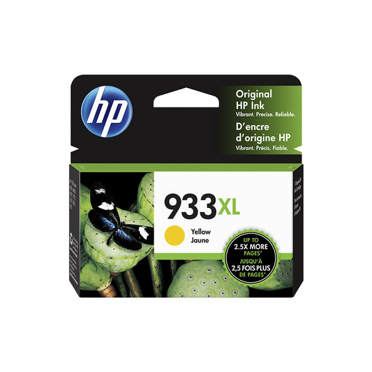 HP 933XL High Yield Yellow Original Ink Cartridge (CN060AE)