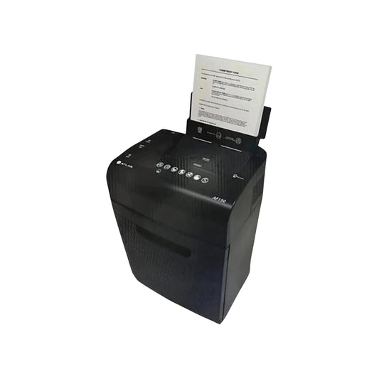 Atlas AS-S2-AF150 Auto Feed Cross Cut Paper Shredder - 150 Sheet Auto Feed, 28L Bin, P-4 Security