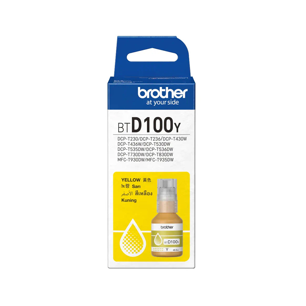 Brother BTD100Y Yellow original Ink Bottle