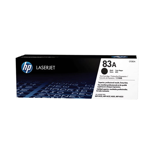 HP 83A Black Original LaserJet Toner Cartridge (CF283A)