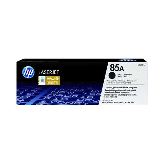 HP 85A Black Original LaserJet Toner Cartridge (CE285A)