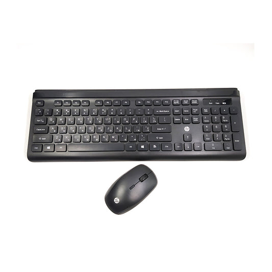 HP CS500 Wireless Keyboard and Mouse Combo- Black