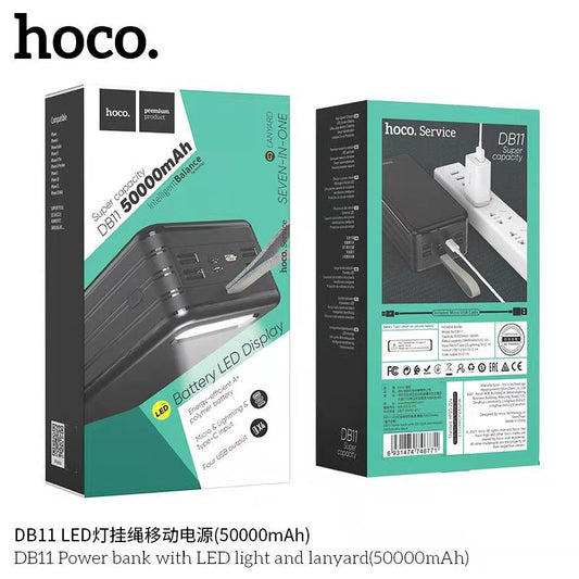 Hoco DB11 SUper Capacity Power Bank - 50000mAh