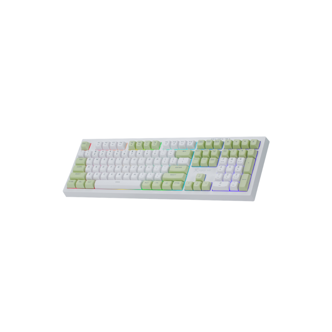 XTRIKE ME KB-512 A Wired Keyboard 108 Keys Silent Mechanical Feel