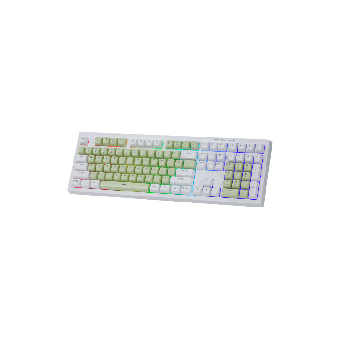 XTRIKE ME KB-512 B Wired Keyboard 108 Keys Silent Mechanical Feel