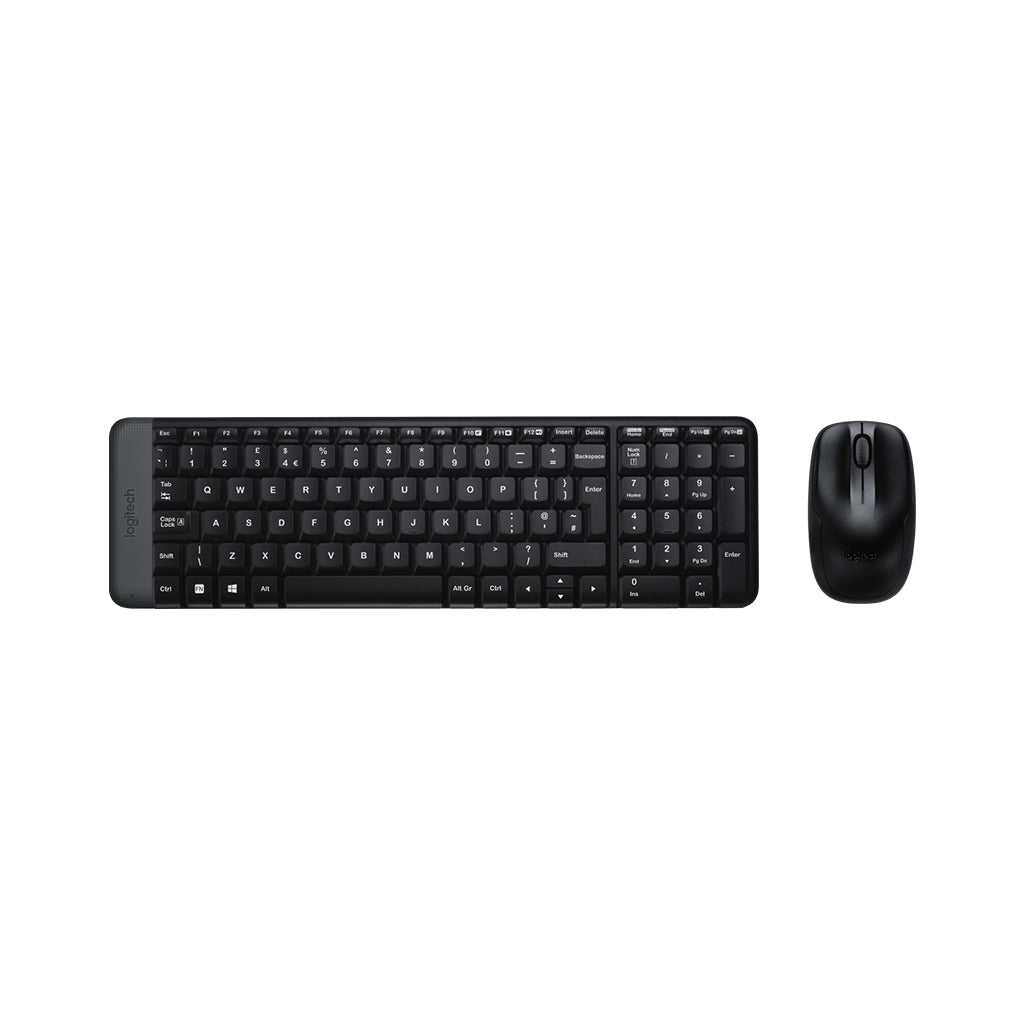 Logitech Mk220 Wireless Keyboard and Mouse Combo - English/Arabic
