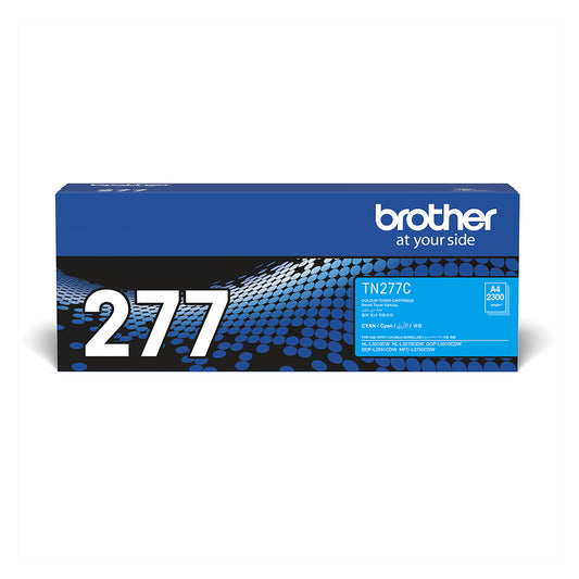 Brother TN-277C Genuine Cyan Toner Cartridge