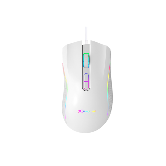 XTRIKE ME GM-314 White Gaming Mouse 7200 DPI RGB 7D Programmable