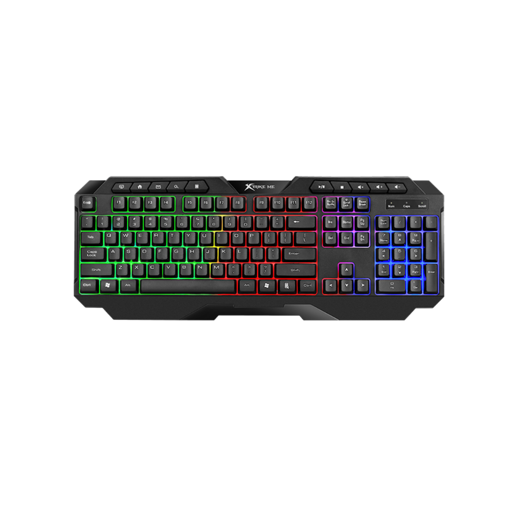 XTRIKE ME KB-306 EN Gaming Keyboard RGB Wired 114 Keys