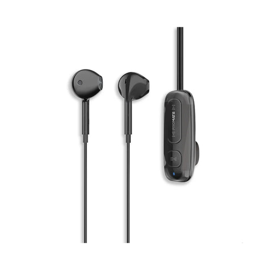 Promate Latch Clip-On High Fidelity Wireless Dynamic Earphones - Black