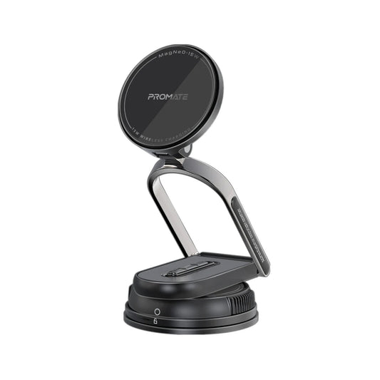 Promate MagNeo-15W Versatile Ultra-Thin Cradleless 15W MagSafe Compatible Charging Mount