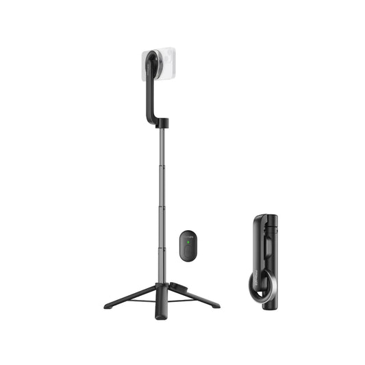Promate MagStick MagSafe Compatible Foldable Selfie Stick with BT Remote Control