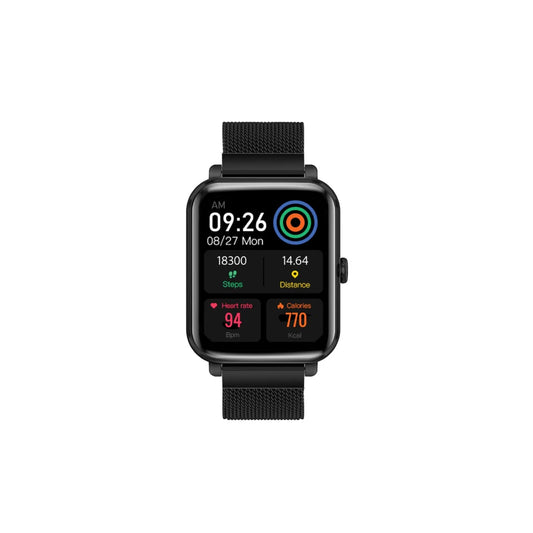 Promate ProWatch-M18 SuperFit™ Smartwatch with Media Storage - Black