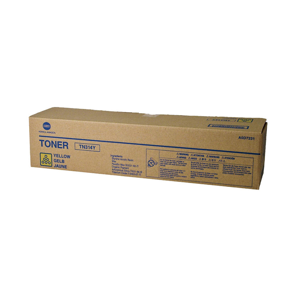 Konica Minolta TN-314Y Yellow Toner Cartridge