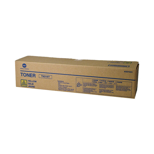 Konica Minolta TN-314Y Yellow Toner Cartridge