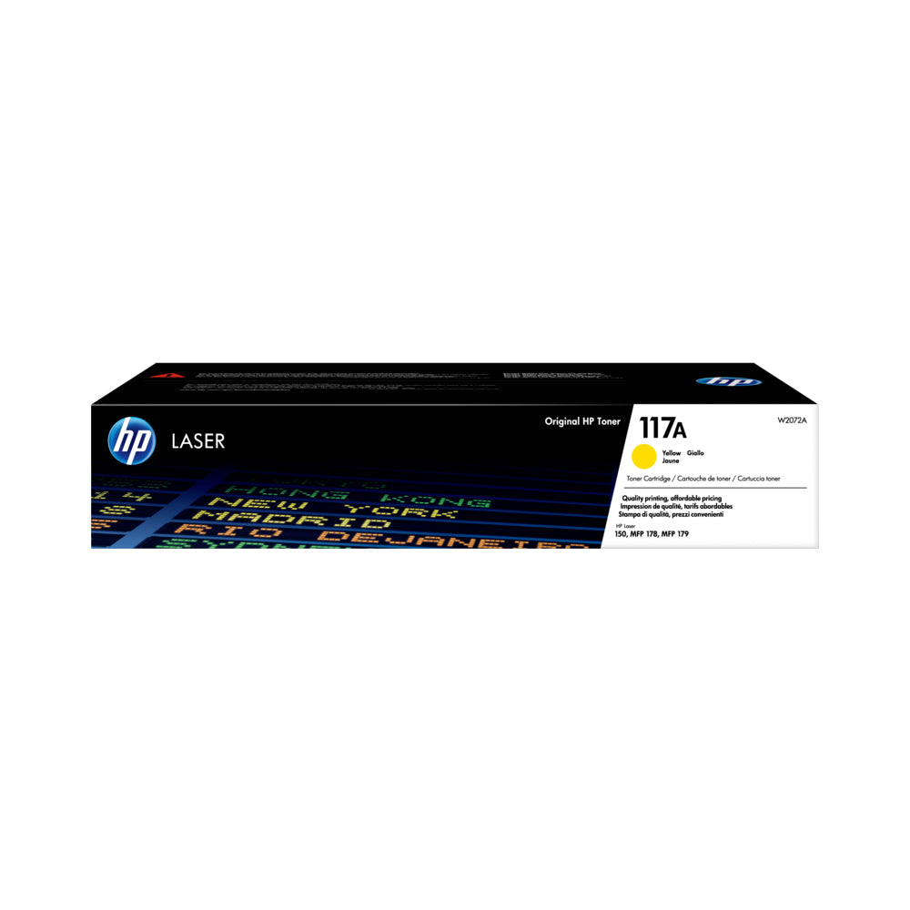 HP 117A Yellow Original Laser Toner Cartridge (W2072A)