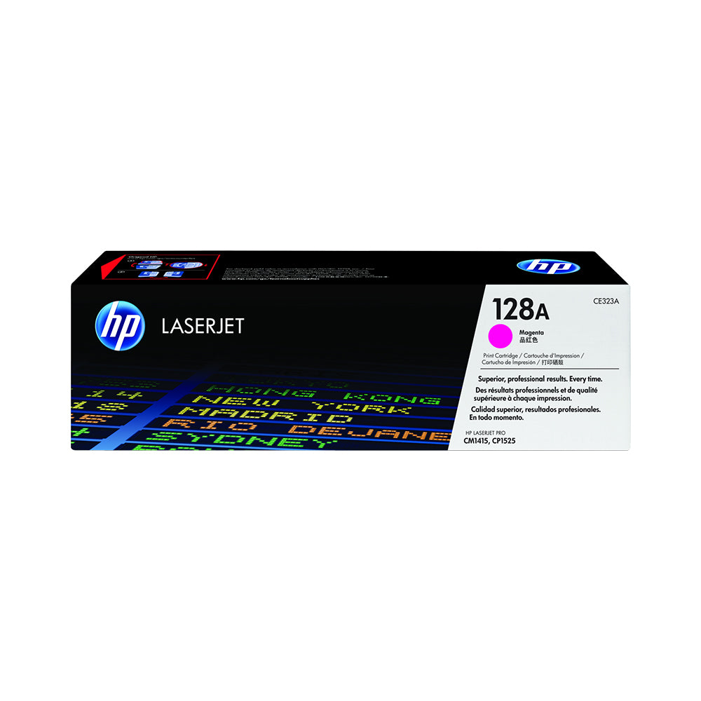 خرطوشة حبر HP 128A الأصلية للطابعة الليزرية باللون الأرجواني (CE323A)
