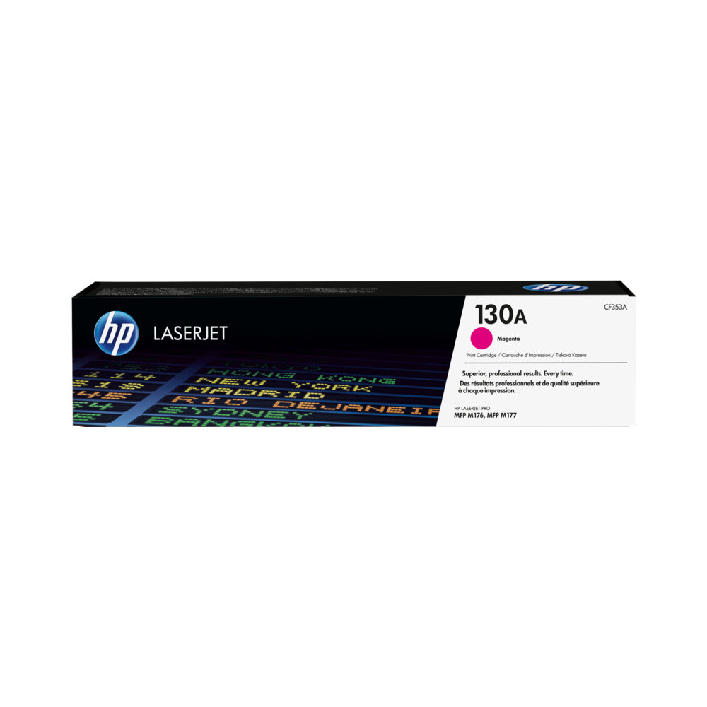 خرطوشة حبر HP 130A الأصلية للطابعة الليزرية باللون الأرجواني (CF353A)