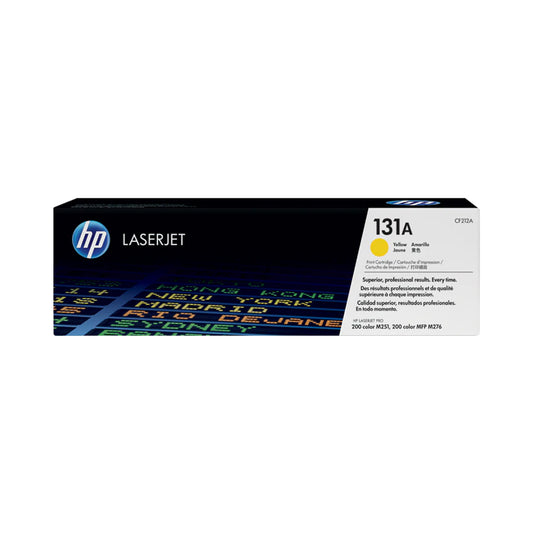 HP 131A Yellow Original LaserJet Toner Cartridge (CF212A)