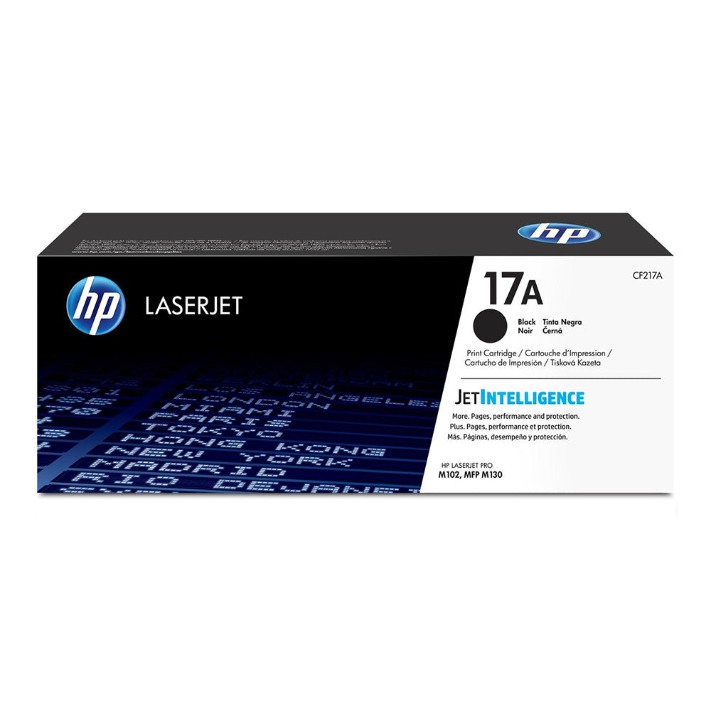 خرطوشة حبر HP 17A الأصلية السوداء لطابعات الليزر (CF217A)