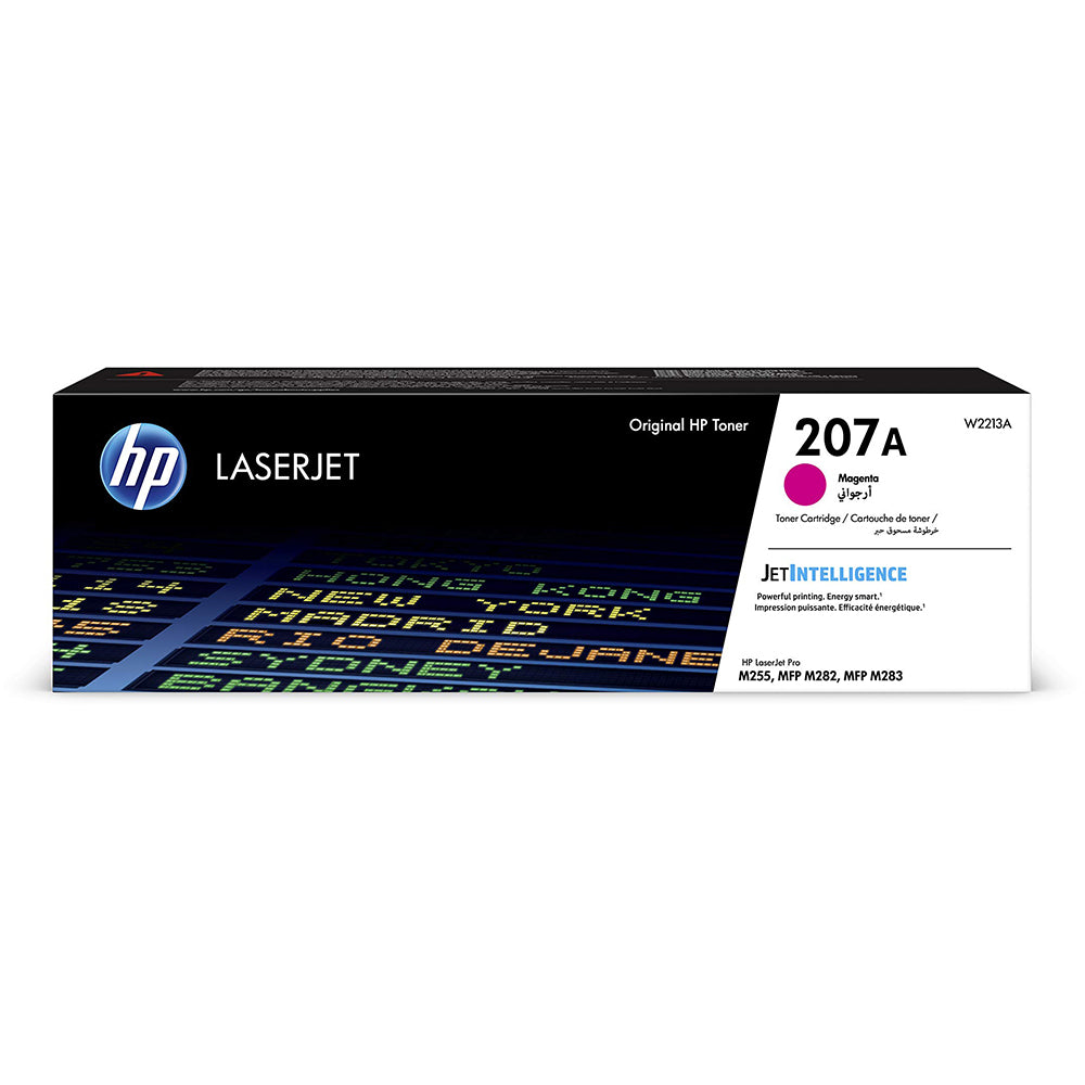 خرطوشة حبر HP 207A الأصلية للطابعة الليزرية باللون الأرجواني (W2213A)