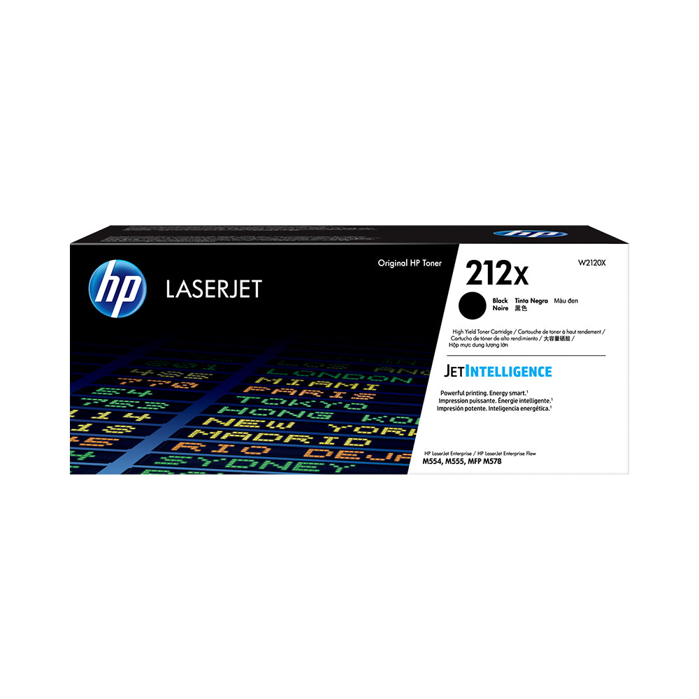 HP 212X High Yield Black Original LaserJet Toner Cartridge (W2120X)