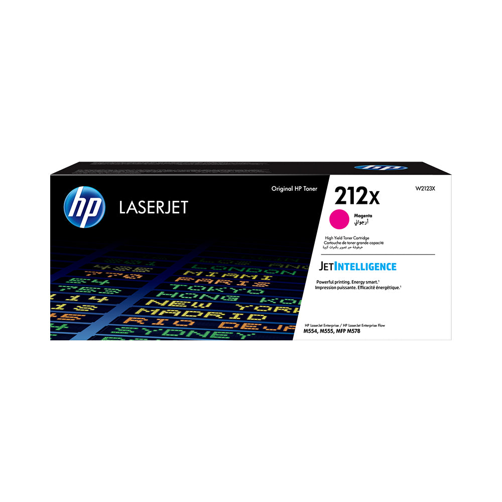 HP 212X High Yield Magenta Original LaserJet Toner Cartridge (W2123X)