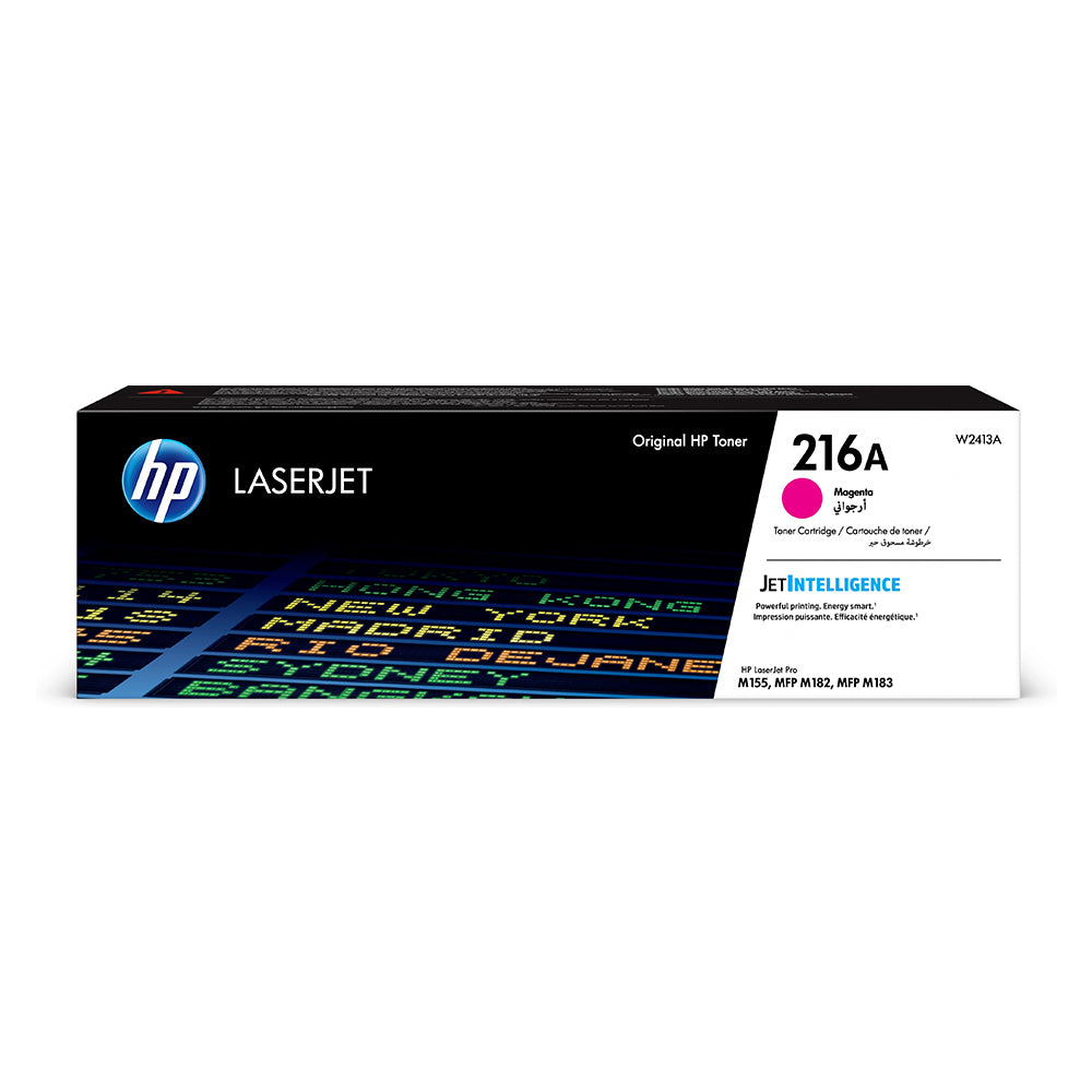 خرطوشة حبر HP 216A الأصلية للطابعة الليزرية باللون الأرجواني (W2413A)