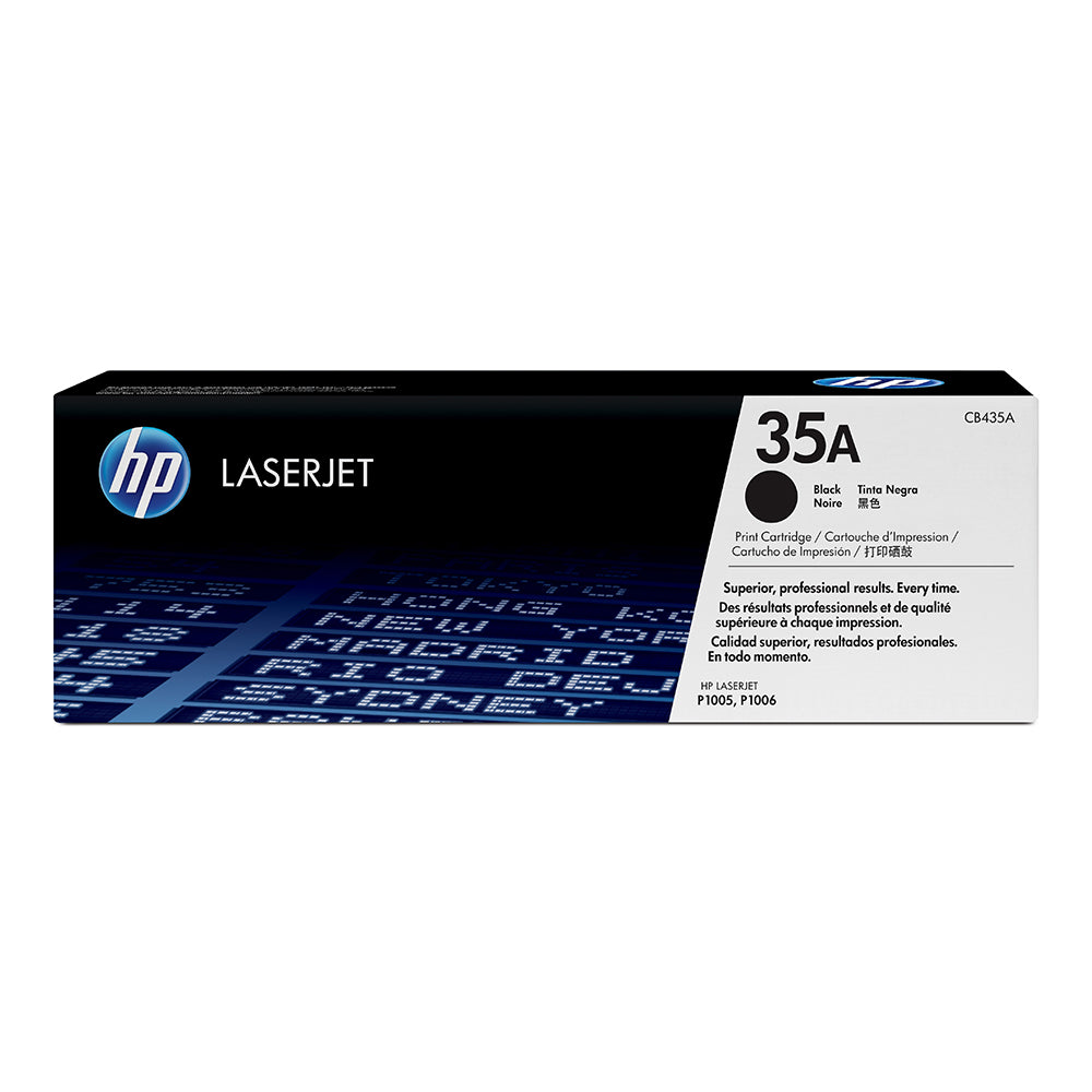 HP 35A Black Original LaserJet Toner Cartridge (CB435A)