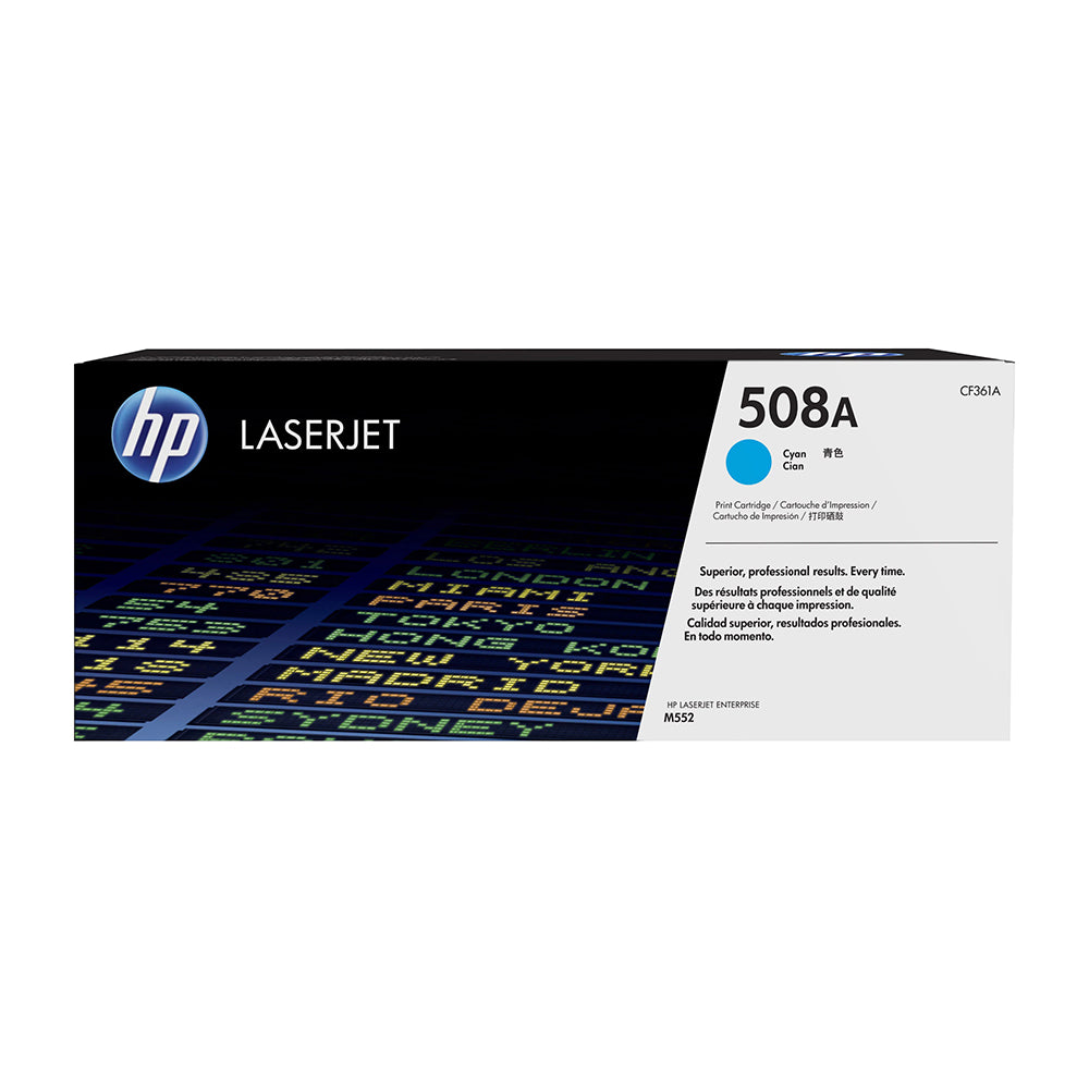 HP 508A Cyan Original LaserJet Toner Cartridge (CF361A)