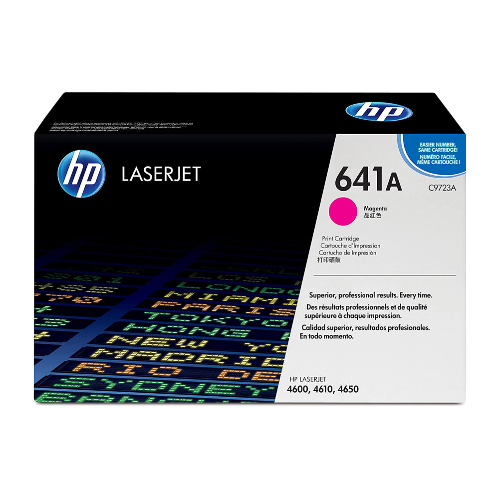 خرطوشة حبر HP 641A الأصلية للطابعة الليزرية باللون الأرجواني (C9723A)