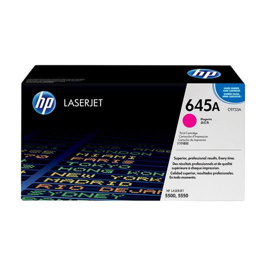 HP 645A Magenta Original LaserJet Toner Cartridge (C9733A)