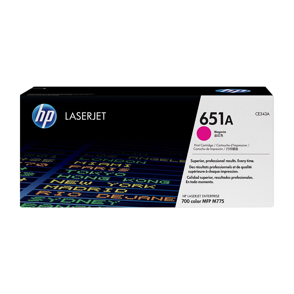HP 651A Magenta Original LaserJet Toner Cartridge (CE343A)