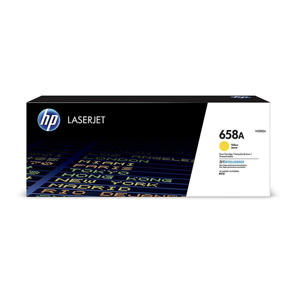 HP 658A Yellow Original LaserJet Toner Cartridge (W2002A)