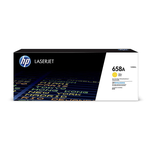 HP 658A Yellow Original LaserJet Toner Cartridge (W2002A)