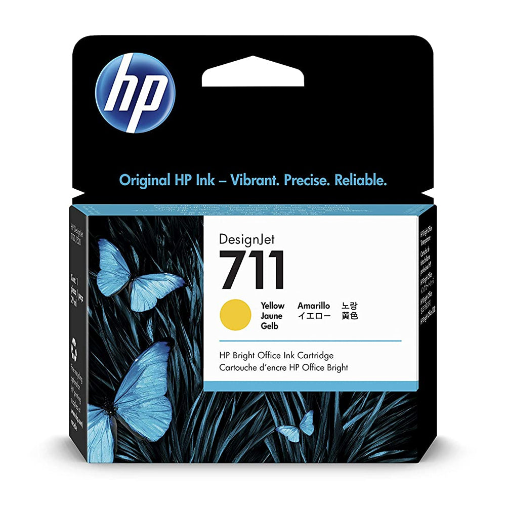 HP 711 Yellow (CZ132A) Ink Cartridge