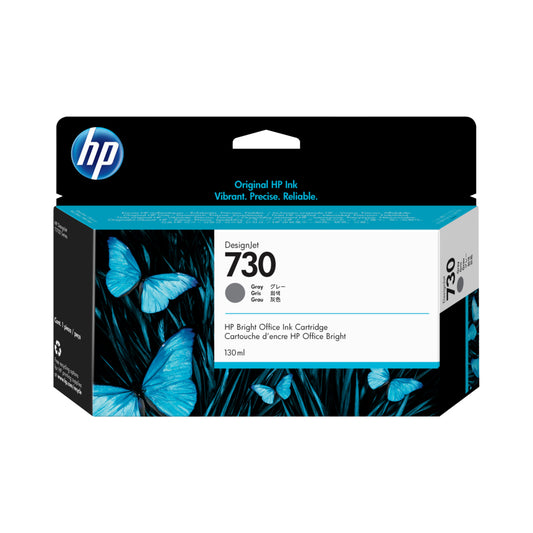 HP 730 130-ml Gray DesignJet Ink Cartridge (P2V66A)