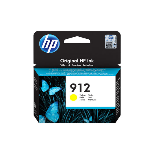 HP 912 Yellow Original Ink Cartridge (3YL79AE)
