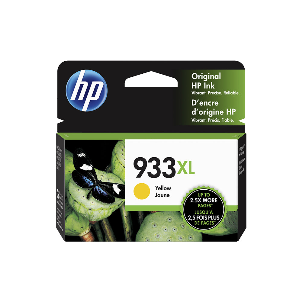 HP 933XL High Yield Yellow Original Ink Cartridge (CN060AE)