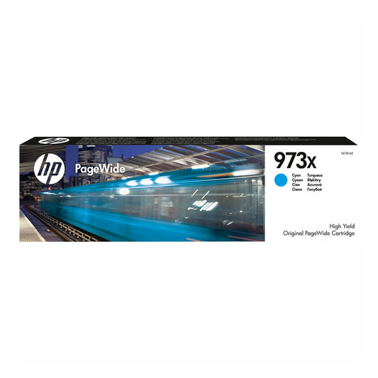 HP 973X High Yield Cyan Original PageWide Cartridge (F6T81AE)
