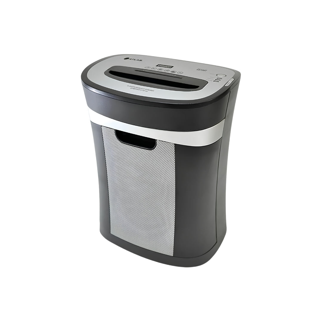 Atlas AS-S2-CC1541 Cross Cut Paper Shredder - 15 Sheets, 25.4L Bin, P-4 Security